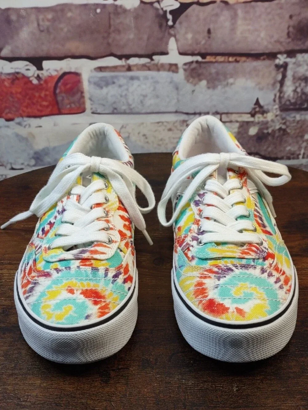 Airwalk Tie Dye Canvas Sneakers-(Mismatched Size)